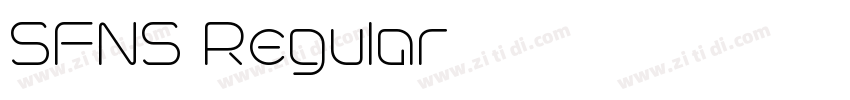 SFNS Regular字体转换 SFNS Regular字体转换